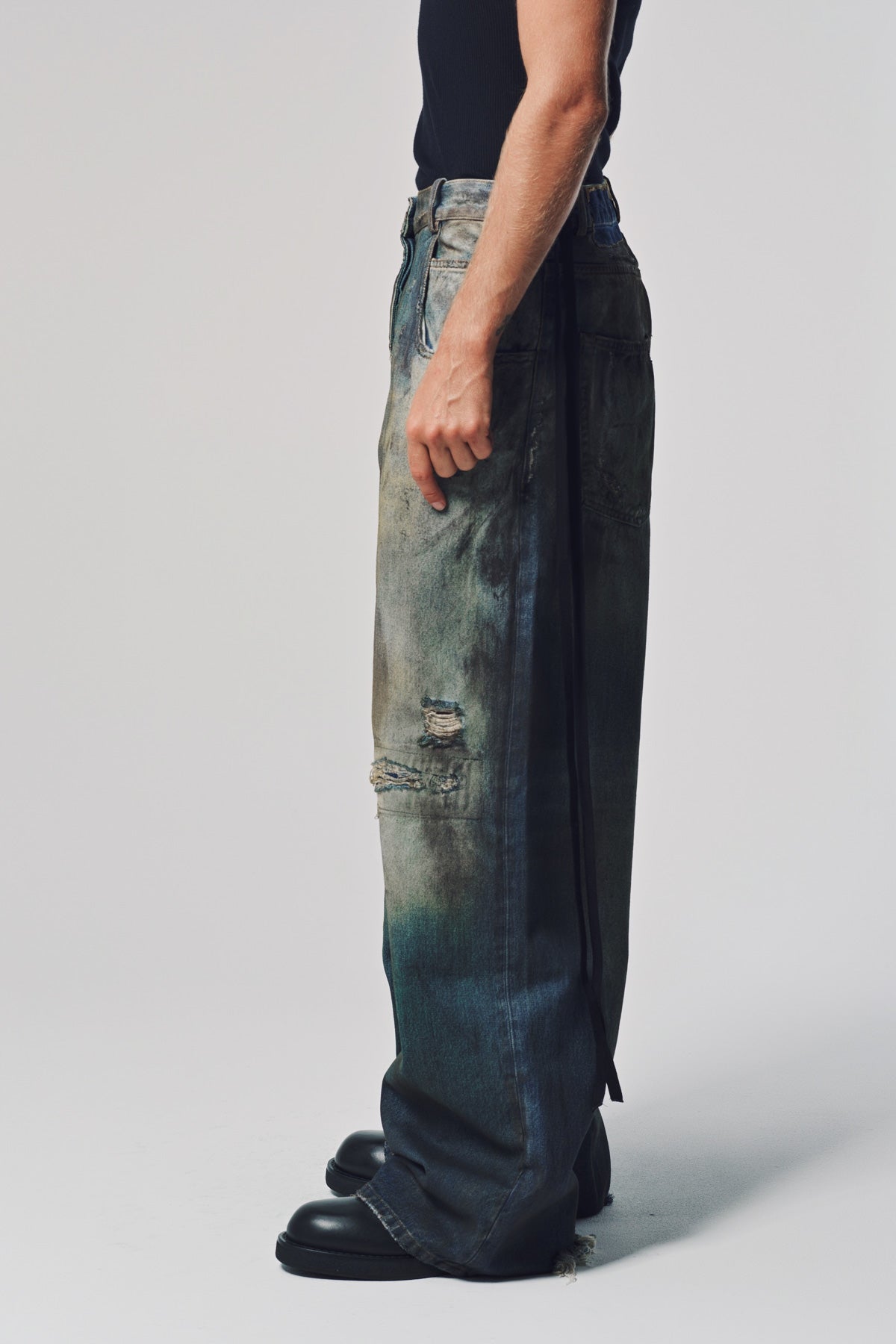 ann demeulemeester オリゾンティ期 ANN DEMEULEMEESTER | OLAN 5-POCKET COMFORT JEANS