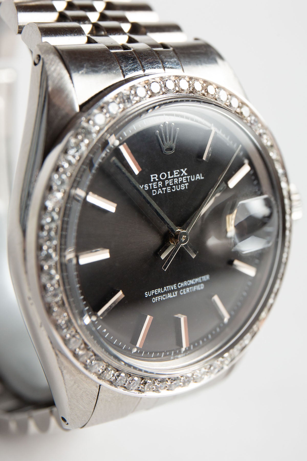 ROLEX | 1968 ROLEX DIAMOND DATEJUST WATCH