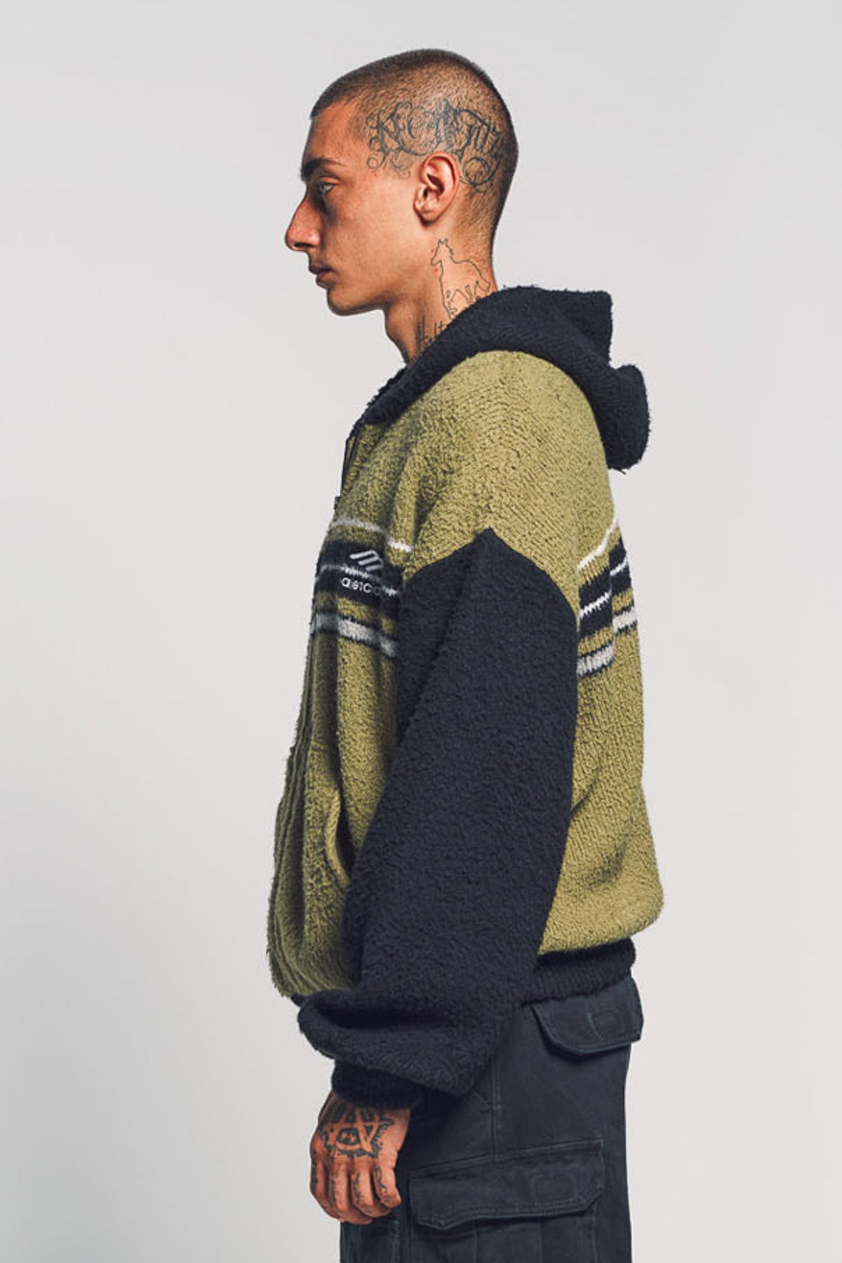 BALENCIAGA | FLUFFY ZIP-UP HOODIE