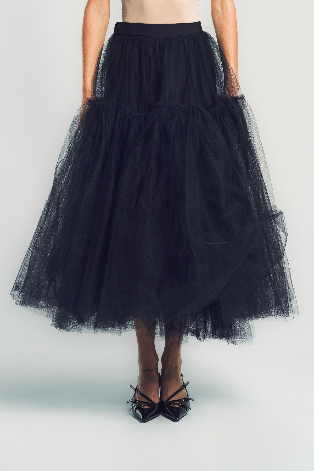 ERDEM | TULLE FULL MIDI SKIRT