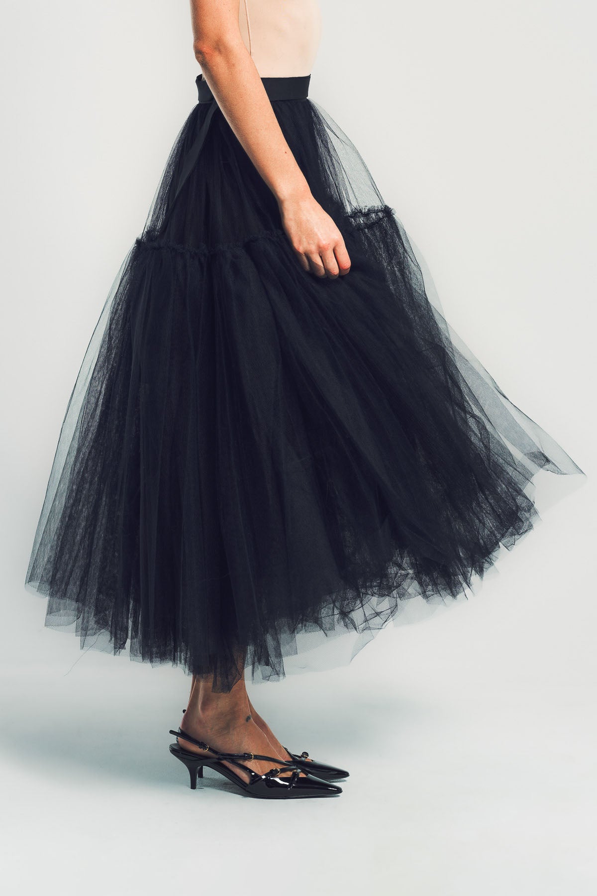 ERDEM | TULLE FULL MIDI SKIRT