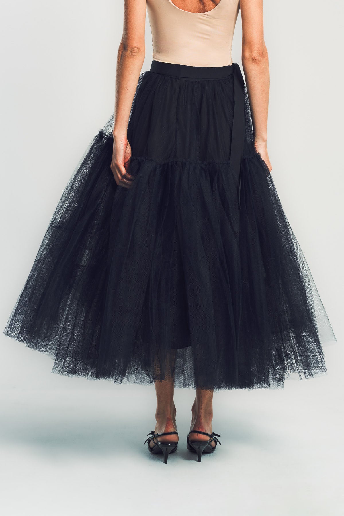 ERDEM | TULLE FULL MIDI SKIRT
