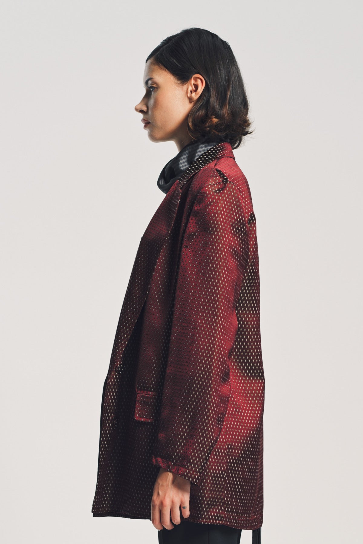 DRIES VAN NOTEN | DIAMOND JACQUARD BLAZER