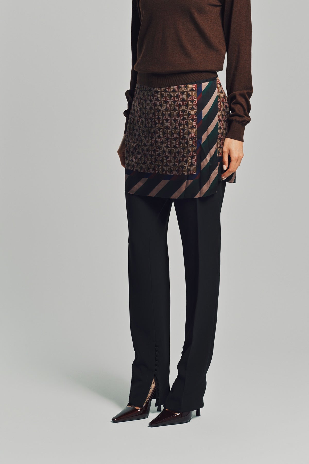 DRIES VAN NOTEN | PRINTED WRAP SKIRT