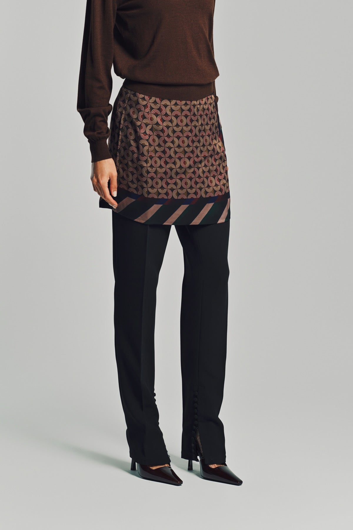 DRIES VAN NOTEN | PRINTED WRAP SKIRT