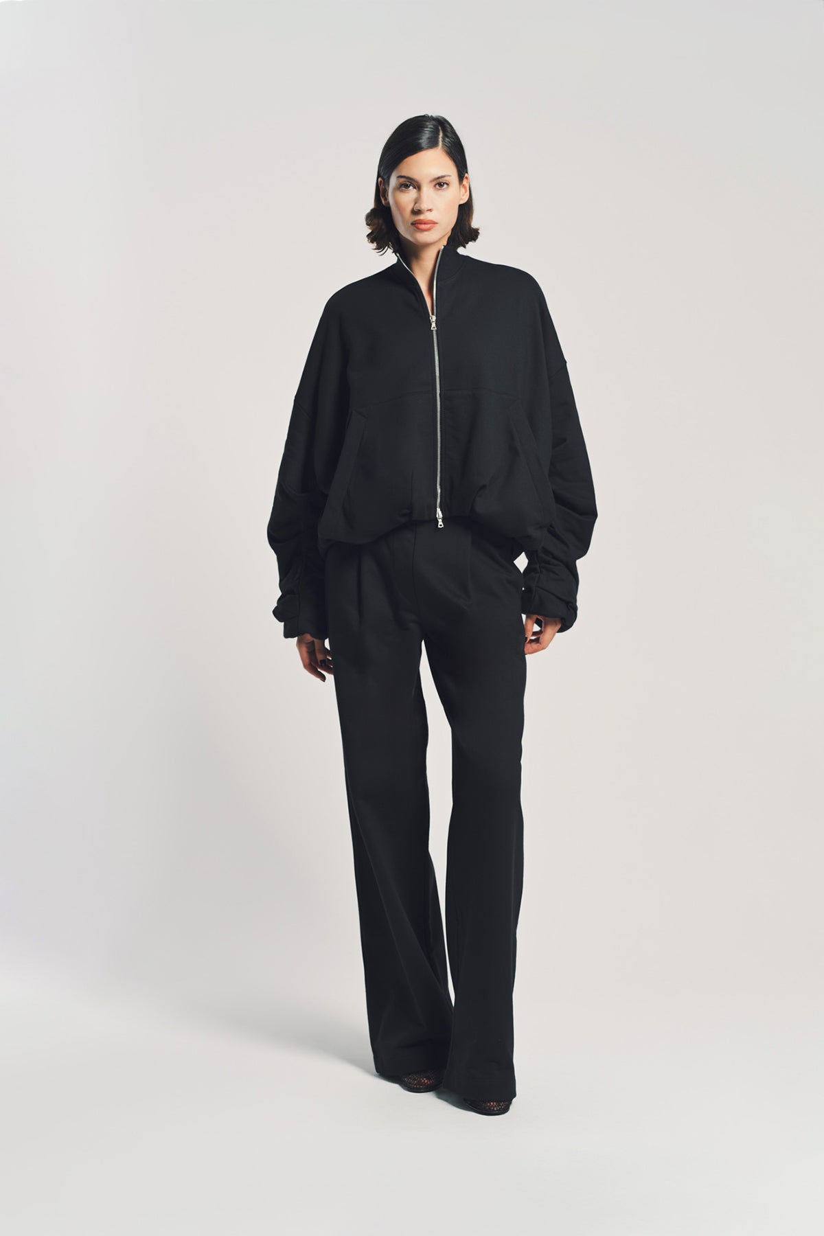 20aw DRIES VAN NOTEN レーヨン ブルゾン 48 DRIES VAN NOTEN | DRAPED JERSEY JACKET