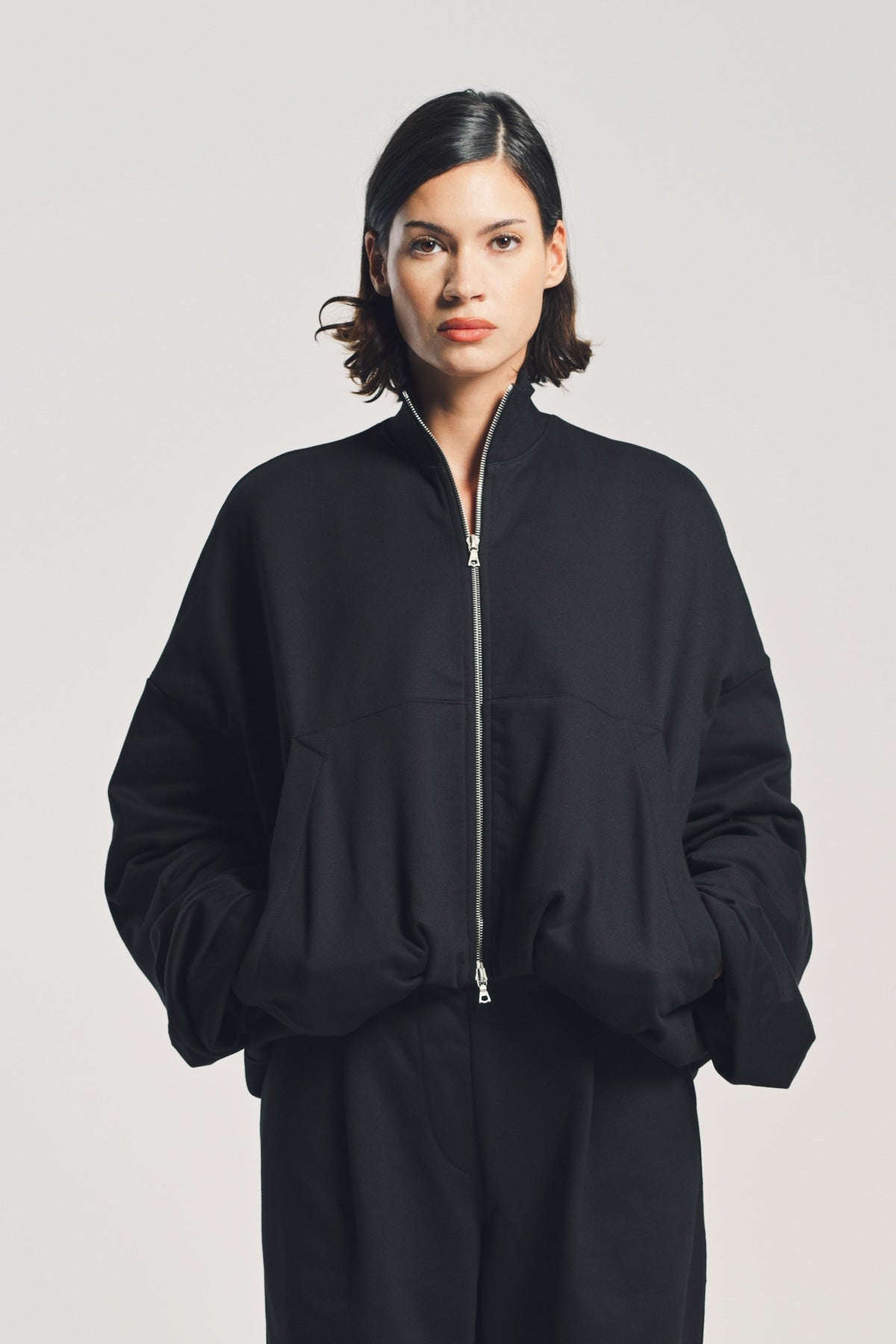 DRIES VAN NOTEN | DRAPED JERSEY JACKET