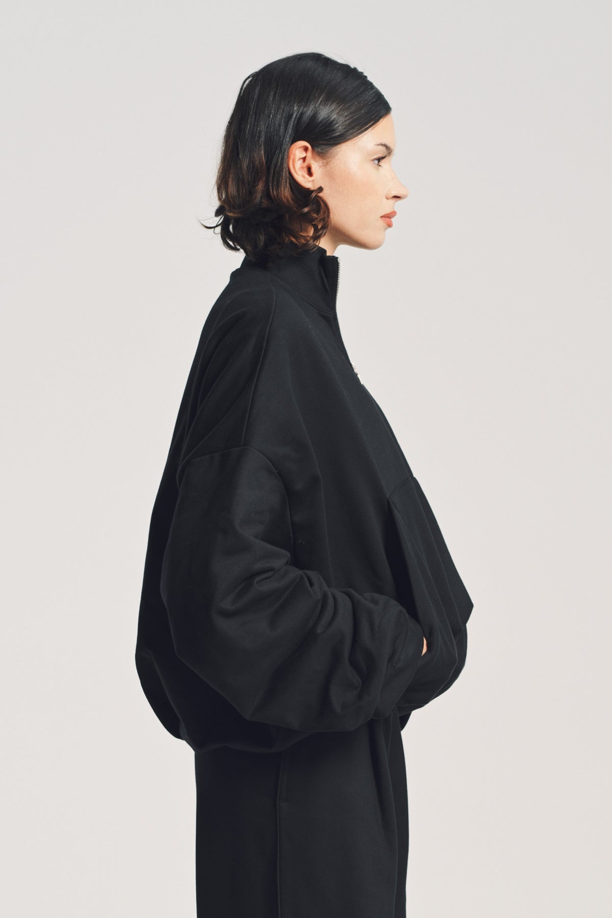 DRIES VAN NOTEN | DRAPED JERSEY JACKET