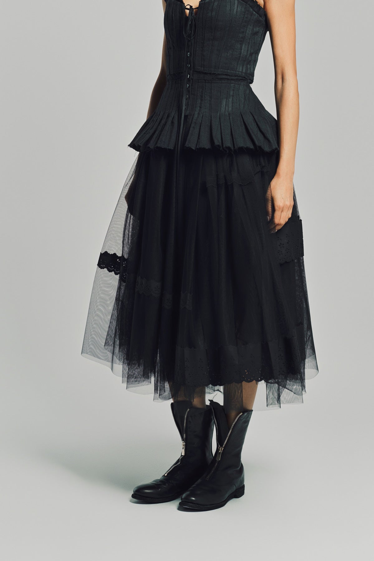 MERUERT TOLEGEN | VOLUME TULLE SKIRT