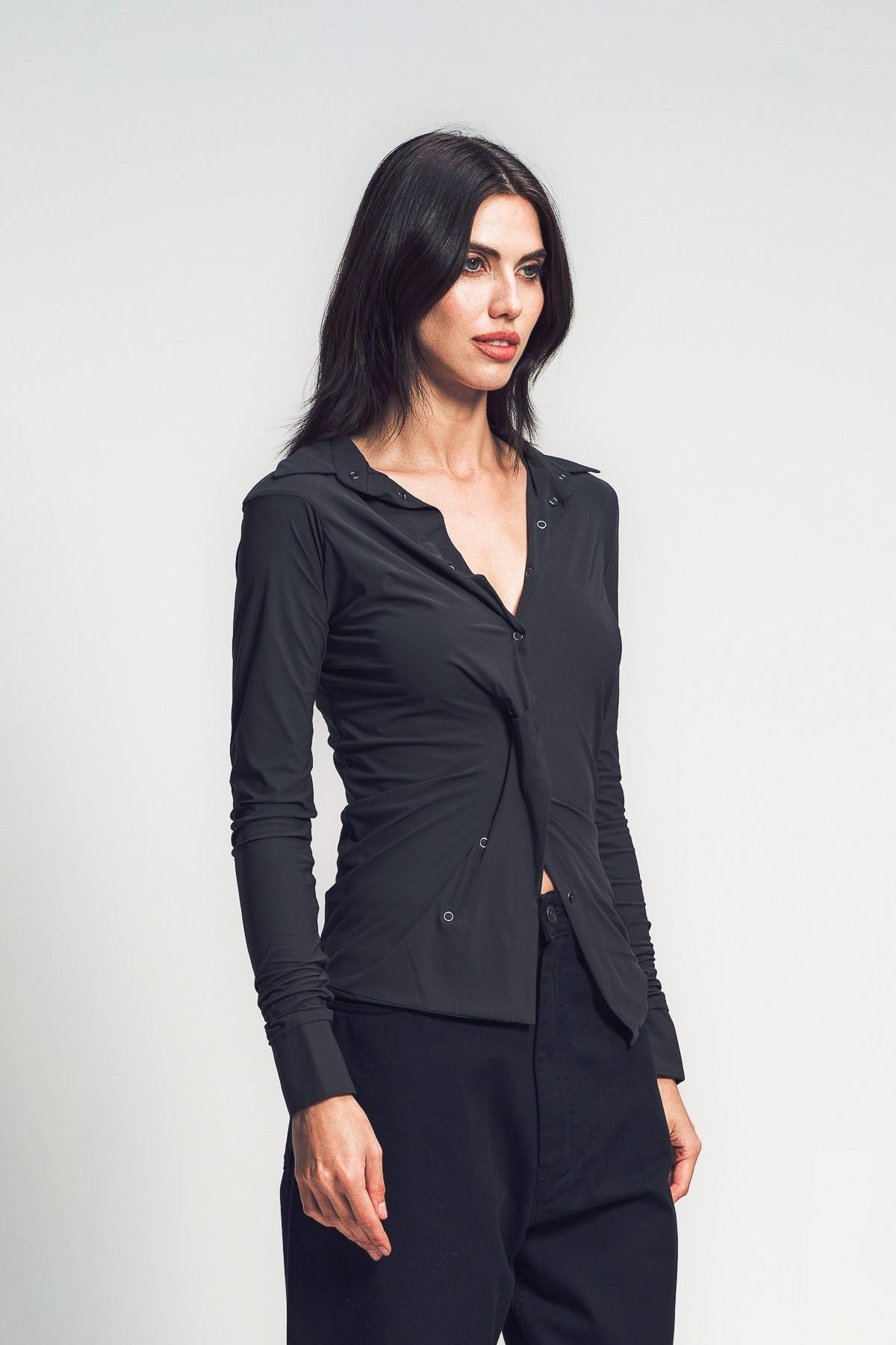 OTTOLINGER | TWISTED LONG SLEEVE SHIRT