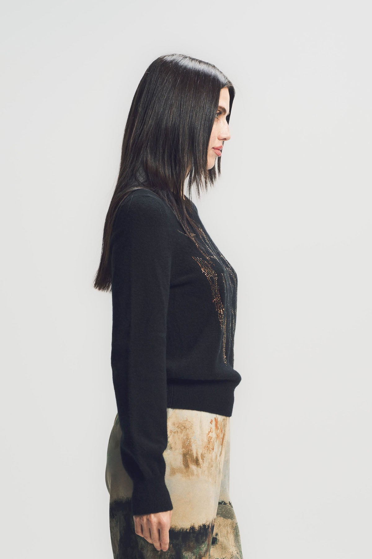 LIBERTINE | ‘CROWN OF THORNS’ SHRUNKEN PULLOVER SWEATER