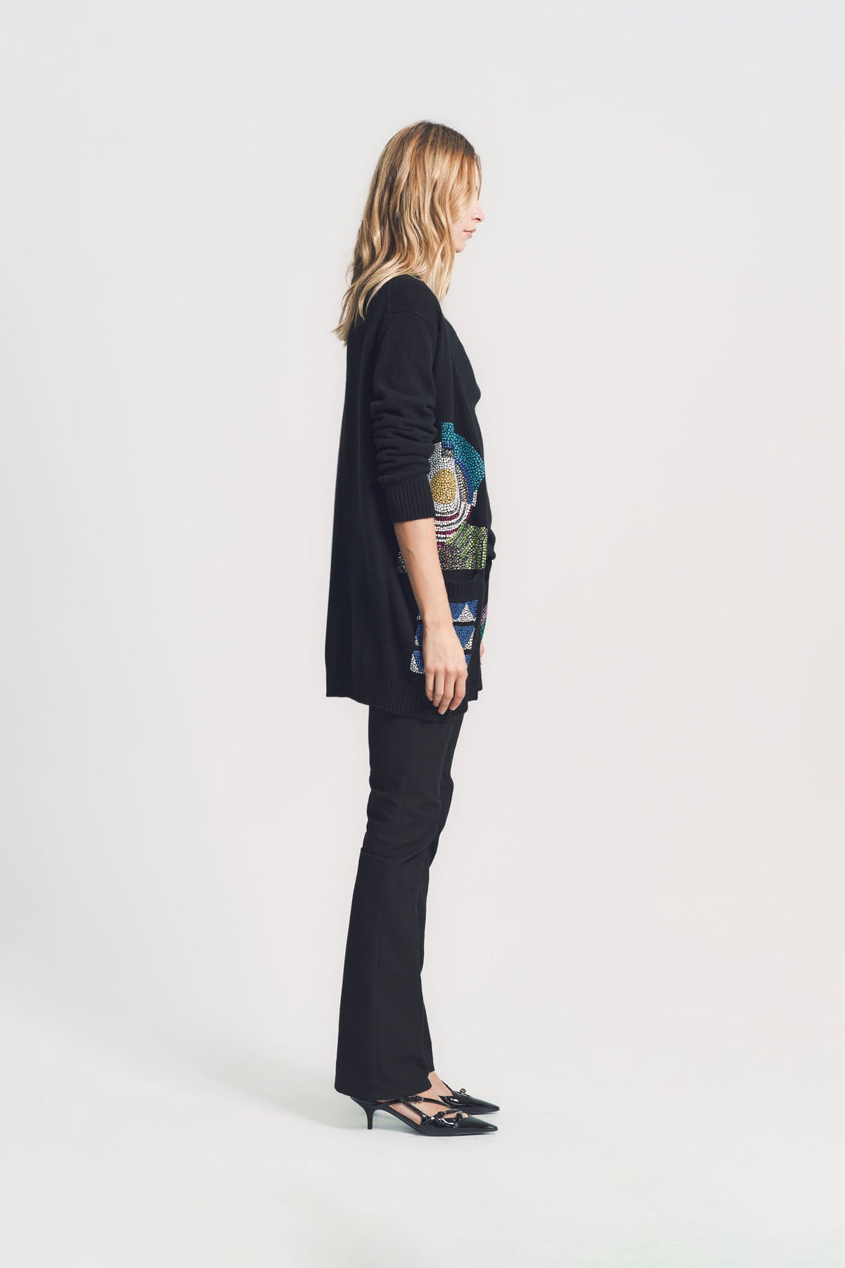 LIBERTINE | ‘SONIA CRYSTAL’ OVERSIZED CARDIGAN