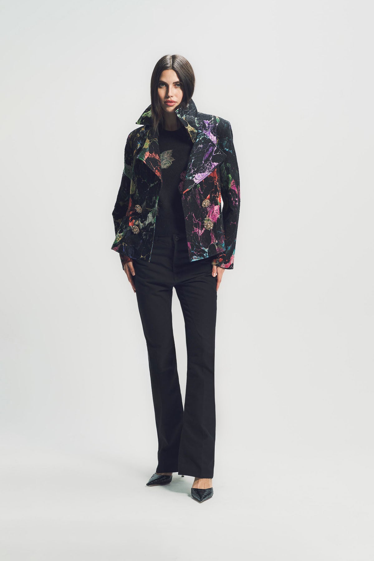 LIBERTINE | ‘POMPEII’ ASYMMETRICAL LAPEL JACKET