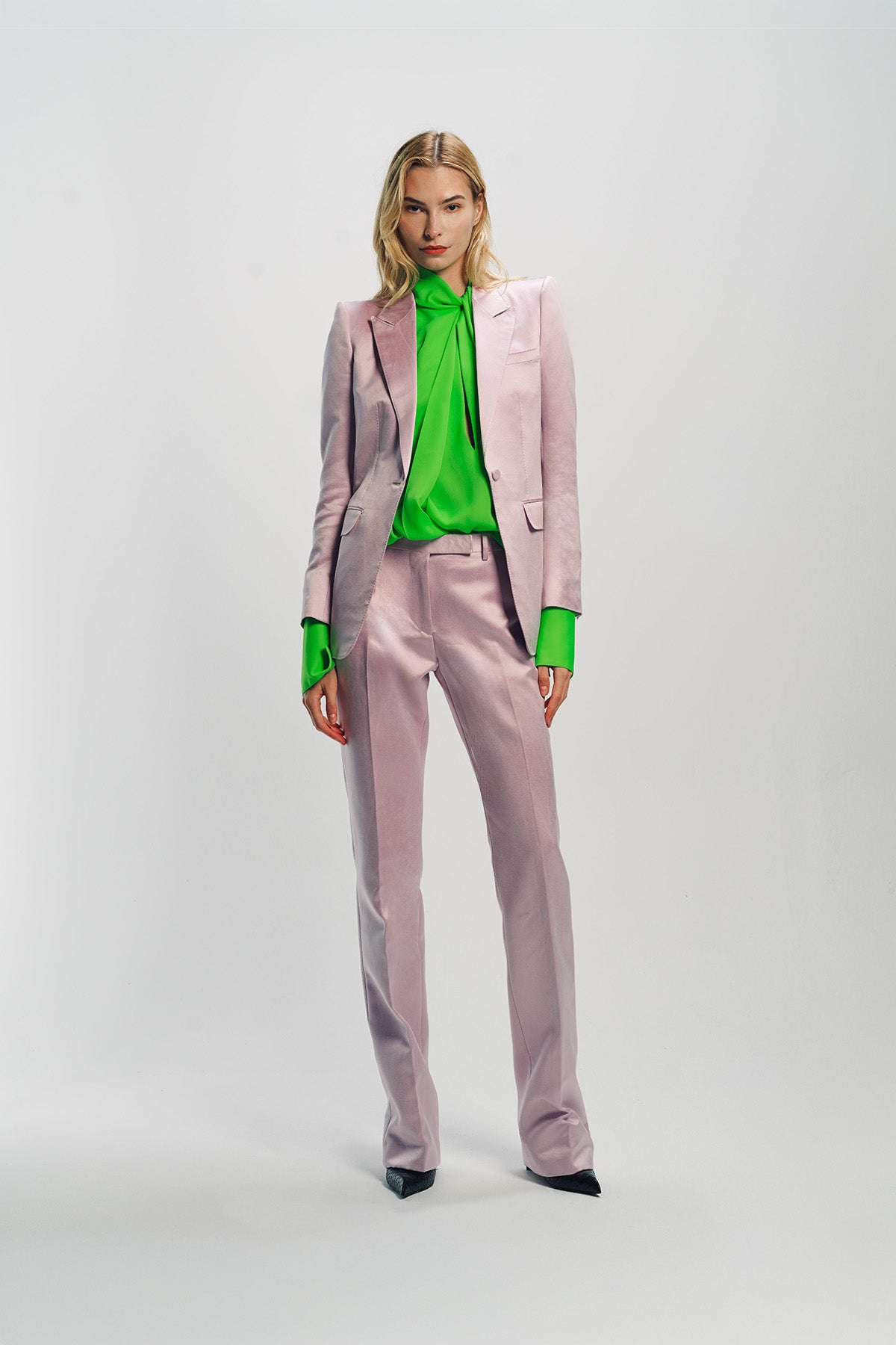 TOM FORD | WASHED COTTON SILK BLEND DUCHESSE SINGLE BREASTED JACKET