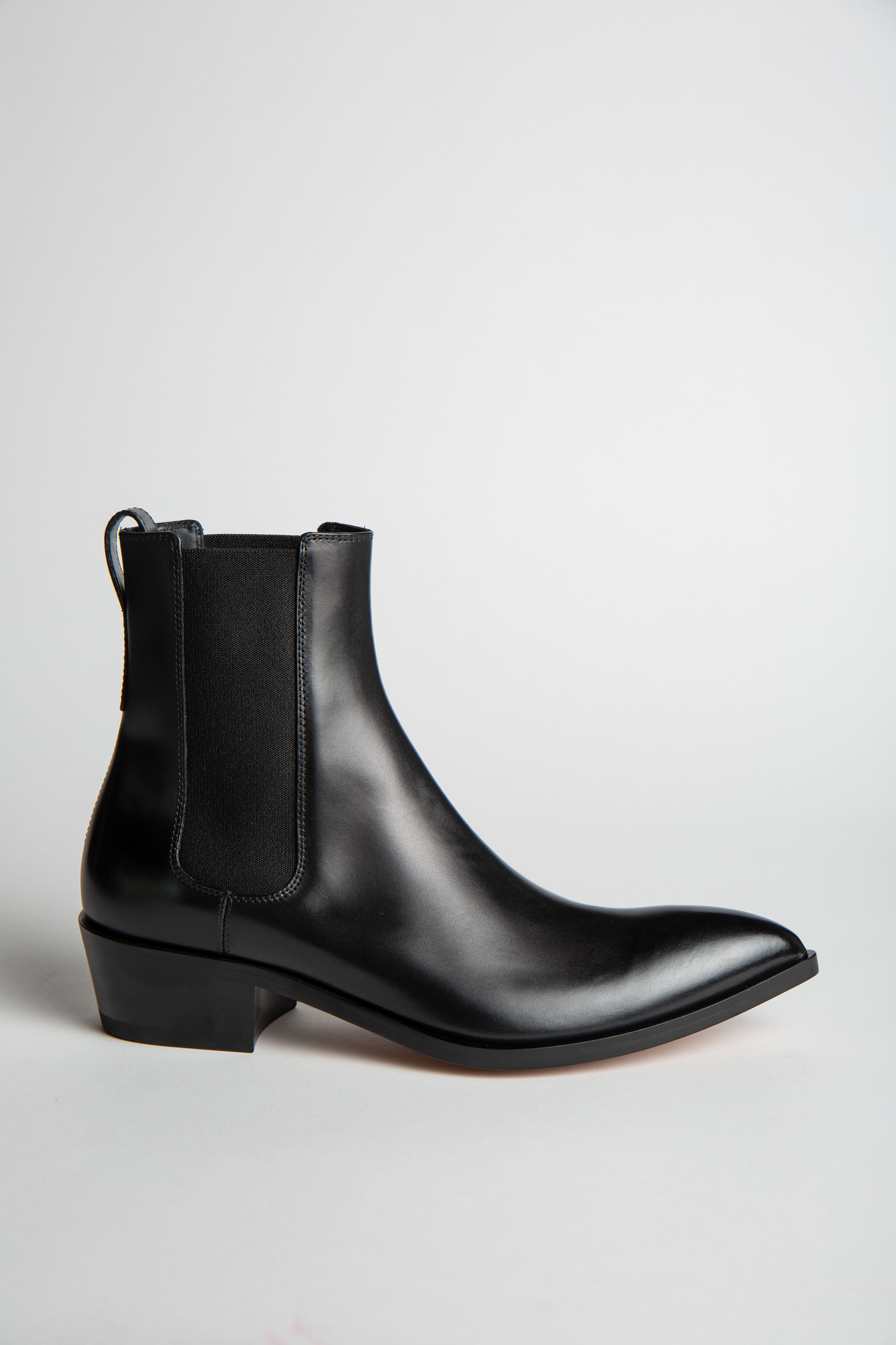 TOM FORD | BURNISHED LEATHER CHELSEA BOOTS