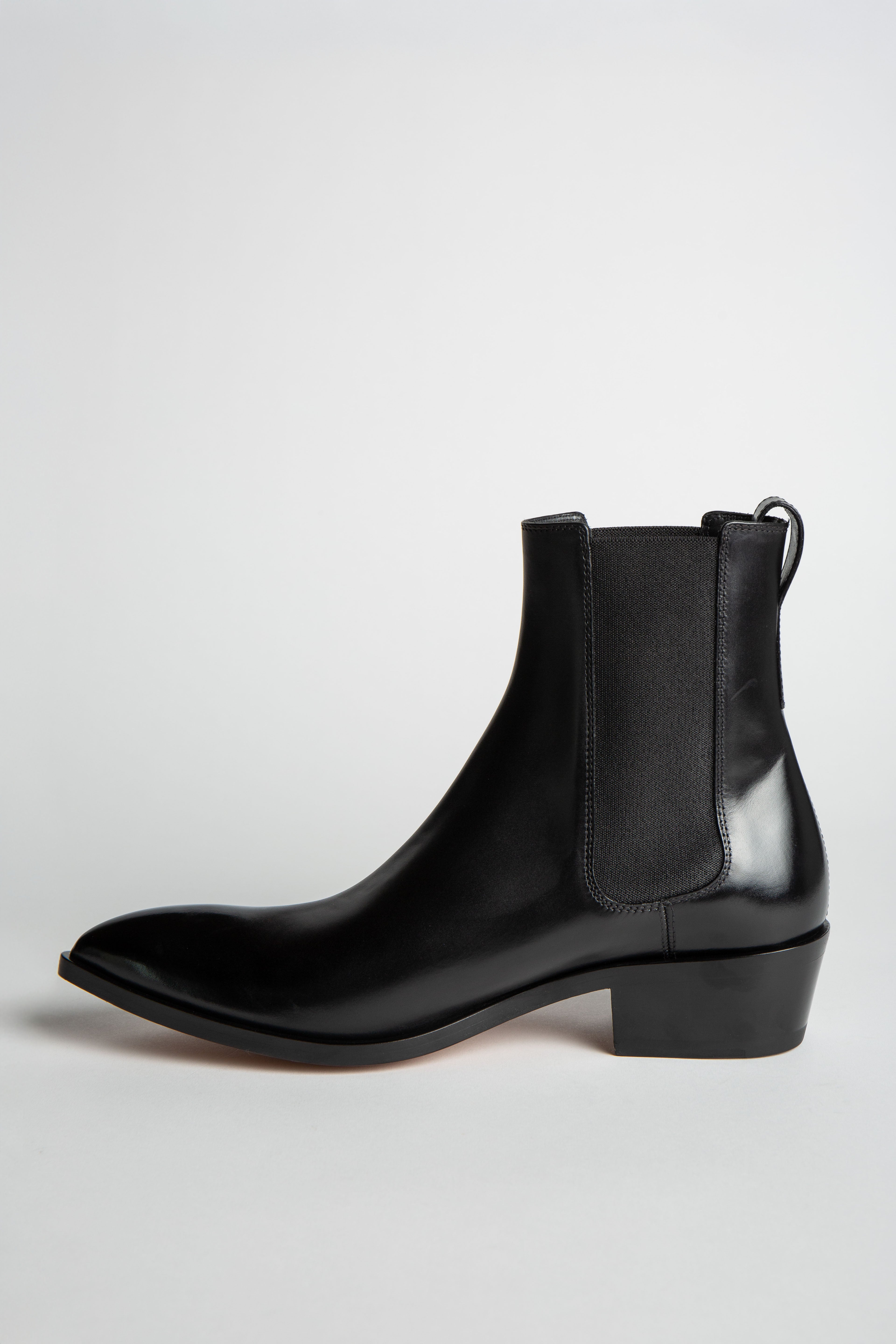 TOM FORD | BURNISHED LEATHER CHELSEA BOOTS