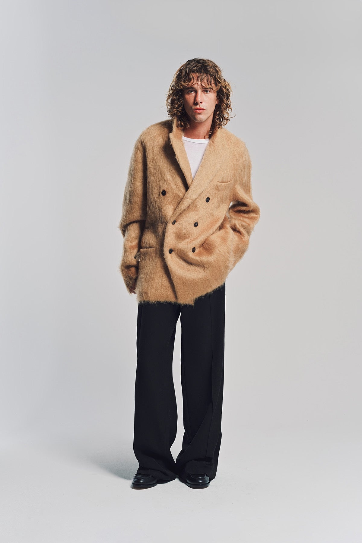 TOM FORD | MOHAIR DOUBLE BREASTED JACKET