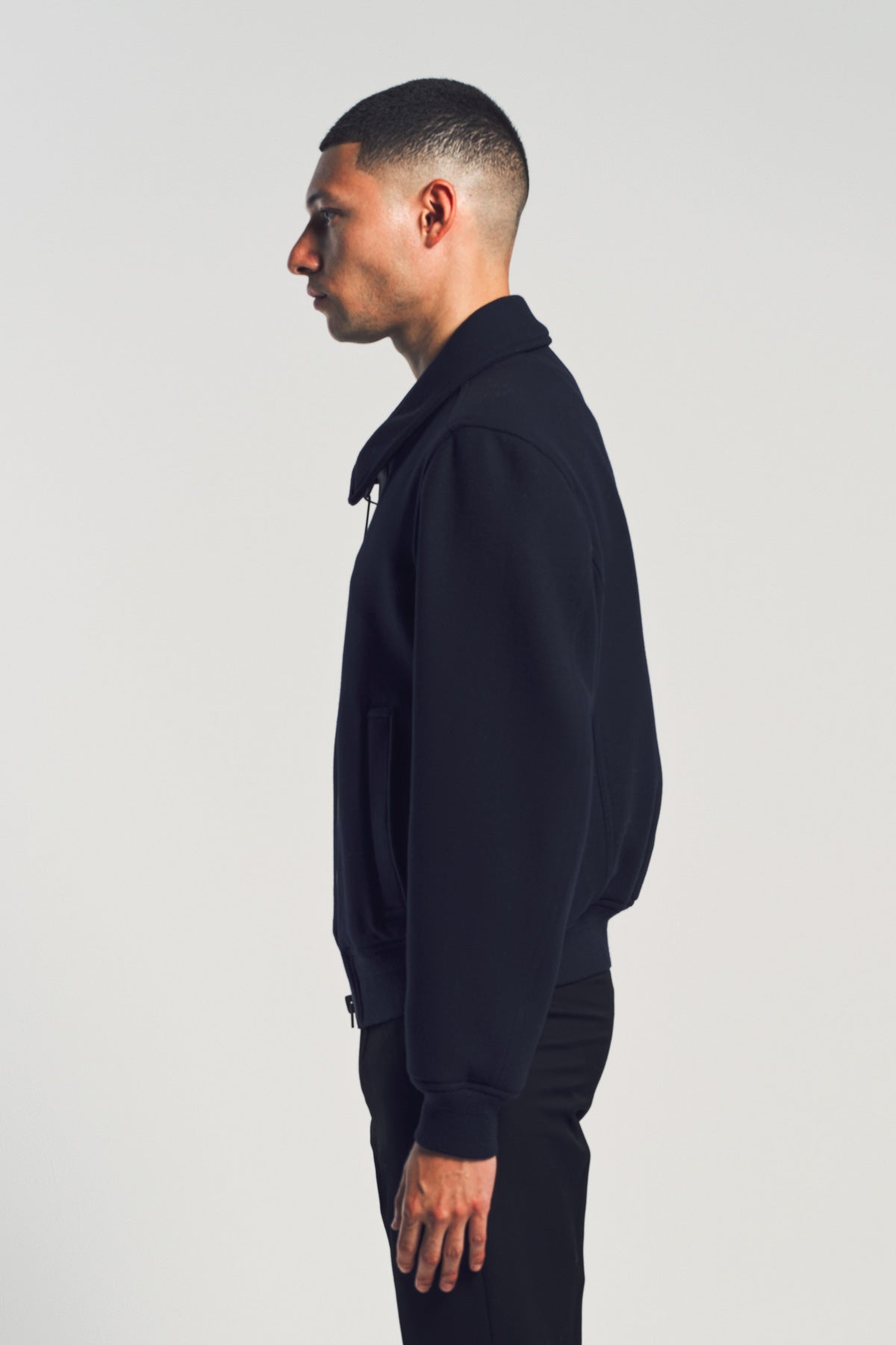 TOM FORD | DOUBLE FACE TWILL COLLAR BLOUSON
