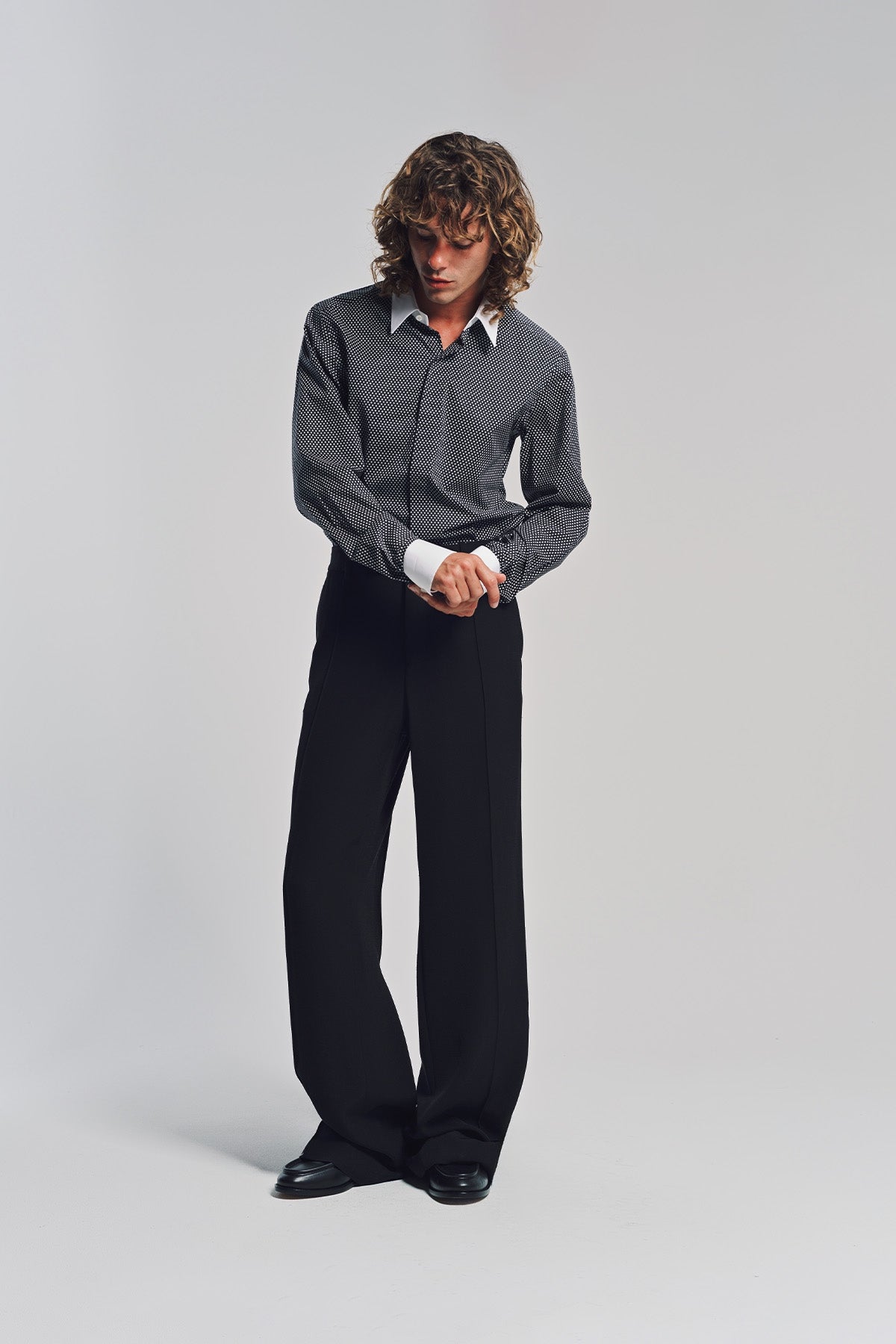 TOM FORD | DIAMOND PRINT COTTON CLASSIC FIT SHIRT