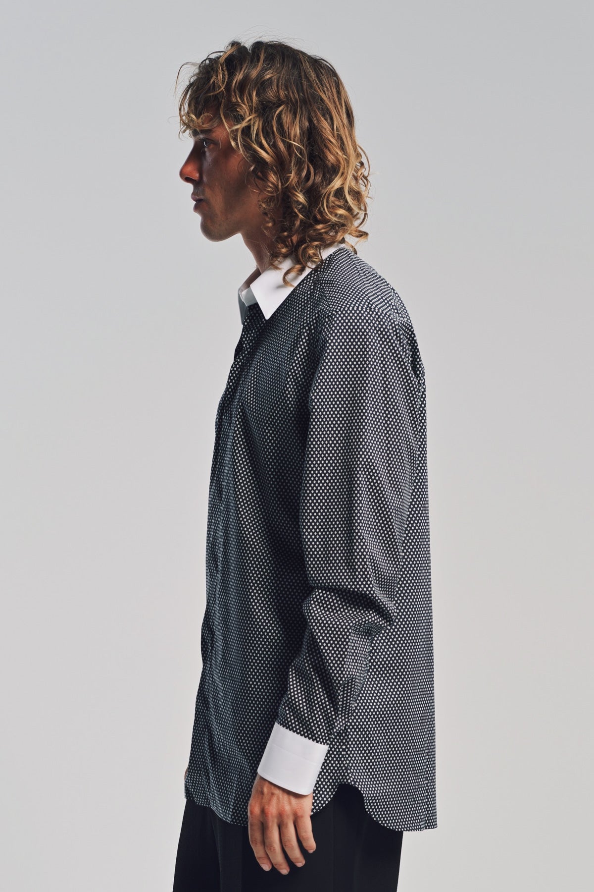 TOM FORD | DIAMOND PRINT COTTON CLASSIC FIT SHIRT