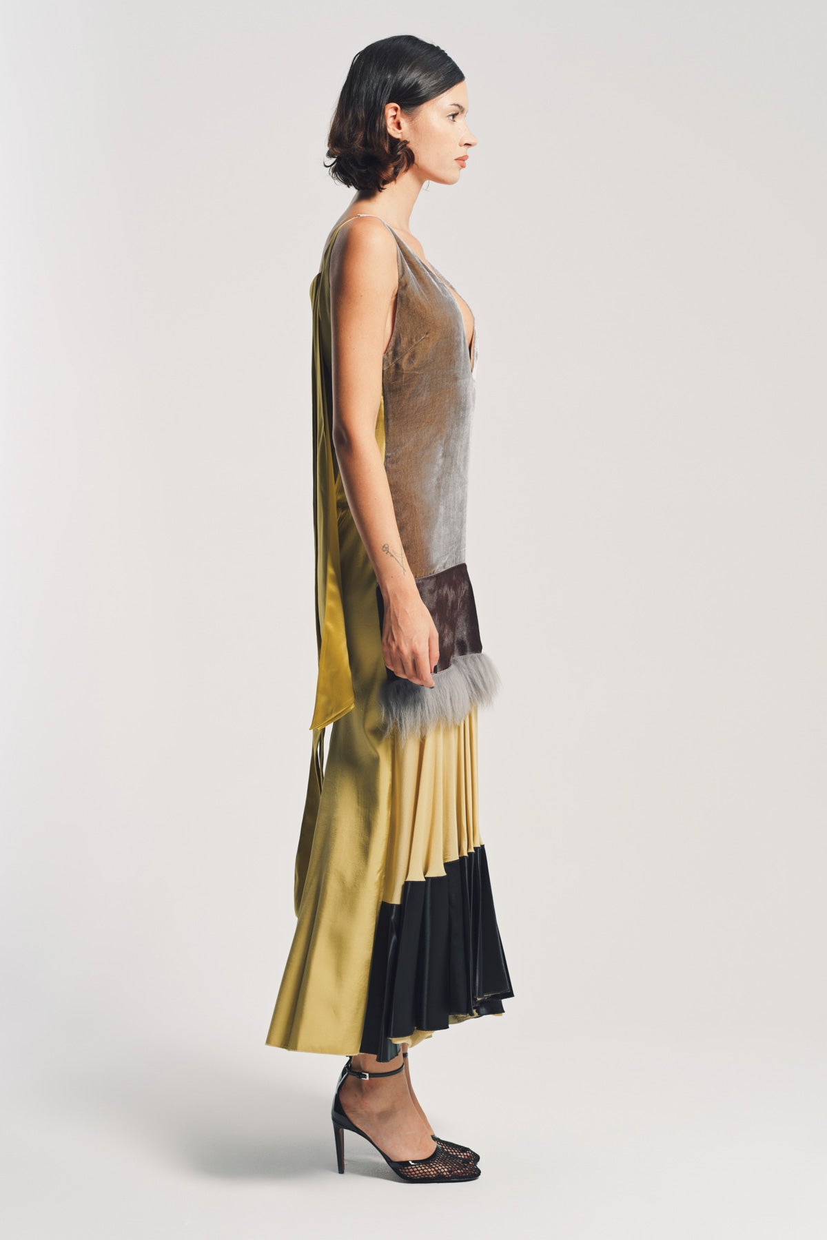 MARNI | VELVET LAYERED DRESS