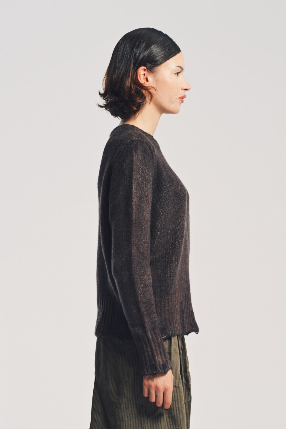 AVANT TOI | PAINTED DESTROYED EDGE SWEATER