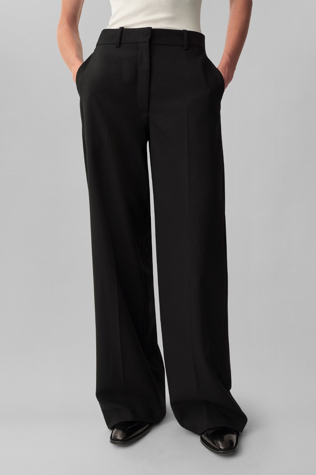 CALVIN KLEIN | SIMONE WIDE LEG TROUSERS