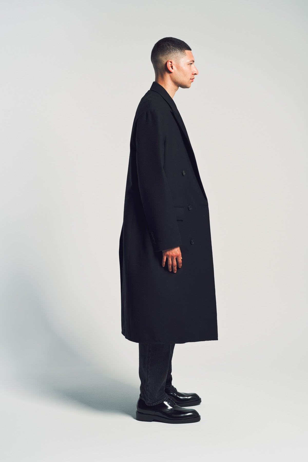 LANVIN | SATIN LAPEL COAT