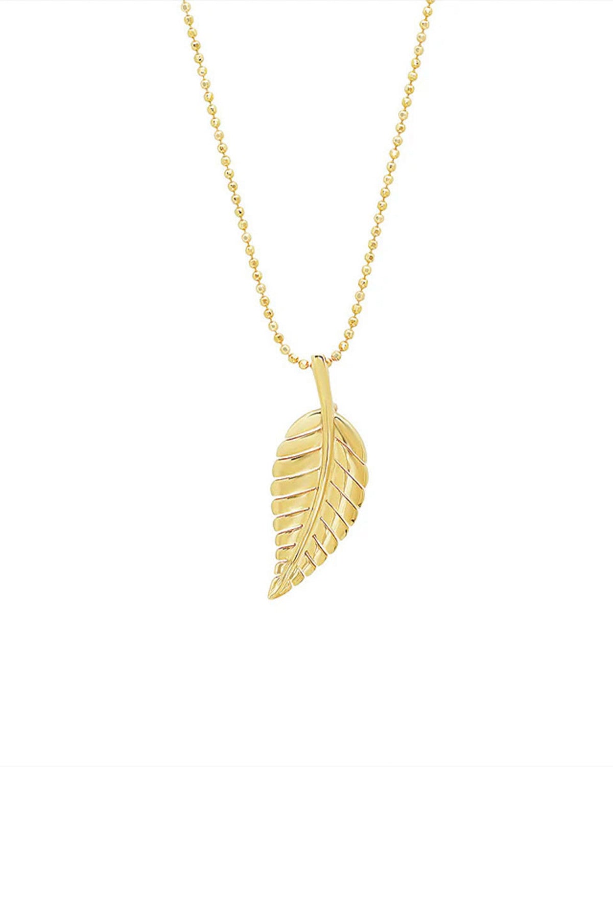 JENNIFER MEYER | SMALL LEAF NECKLACE
