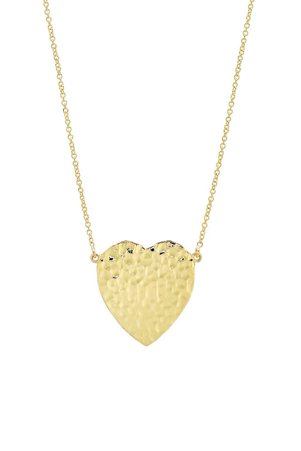 JENNIFER MEYER | HAMMERED HEART NECKLACE