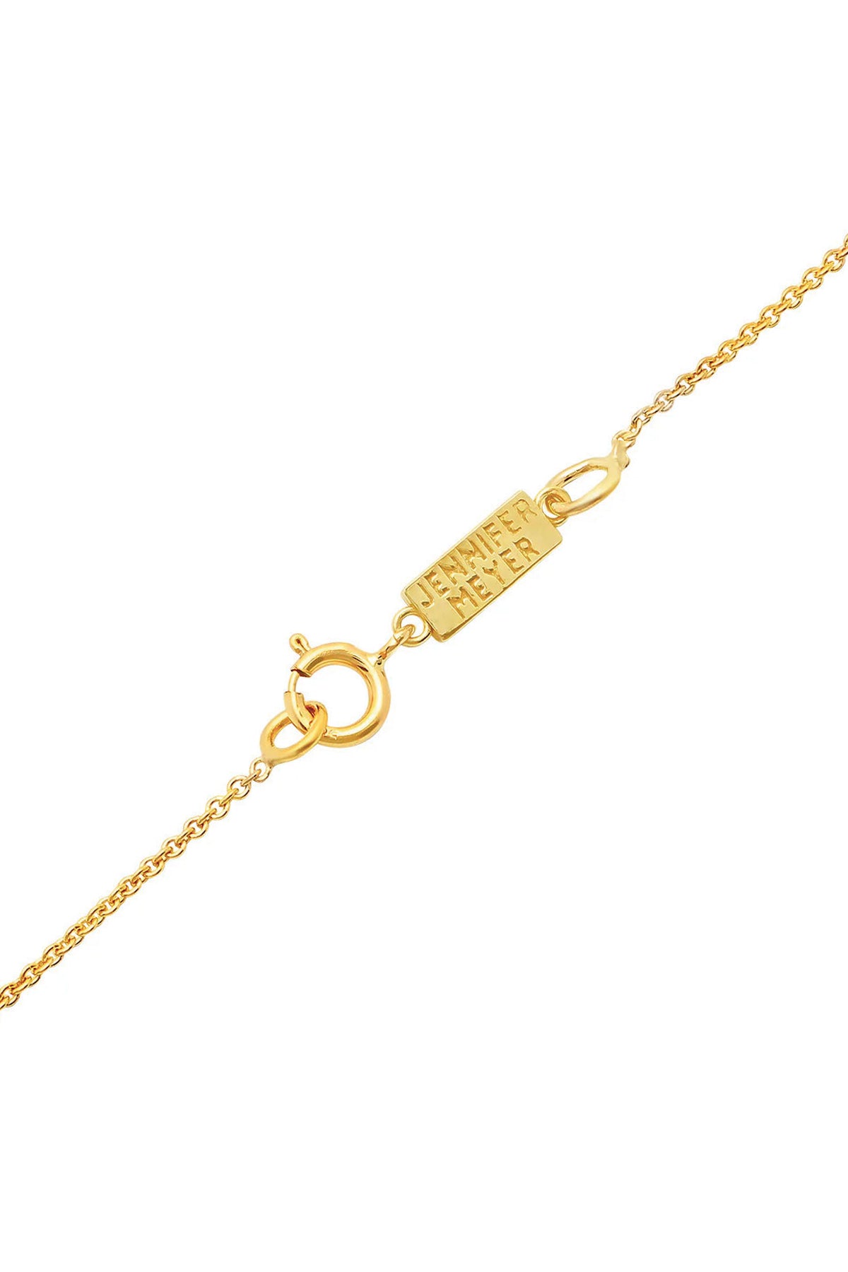 JENNIFER MEYER | TURQUOISE OPEN HEART NECKLACE