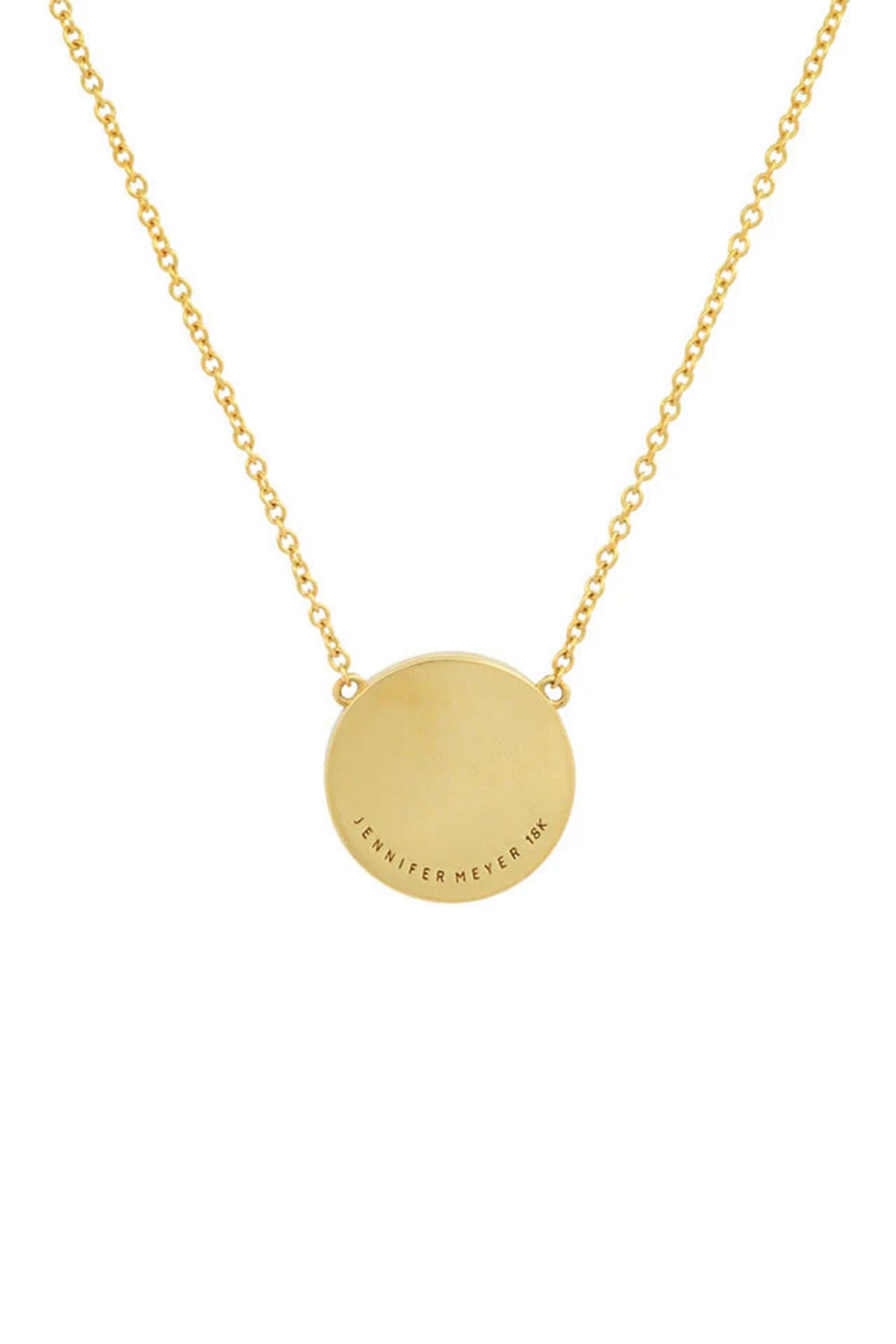 JENNIFER MEYER | MINI TURQUOISE INLAY EVIL EYE NECKLACE