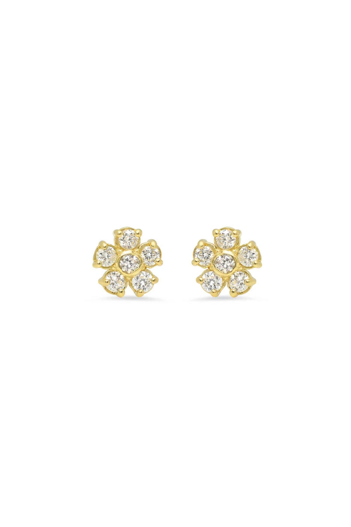 JENNIFER MEYER | DIAMOND FLOWER STUDS