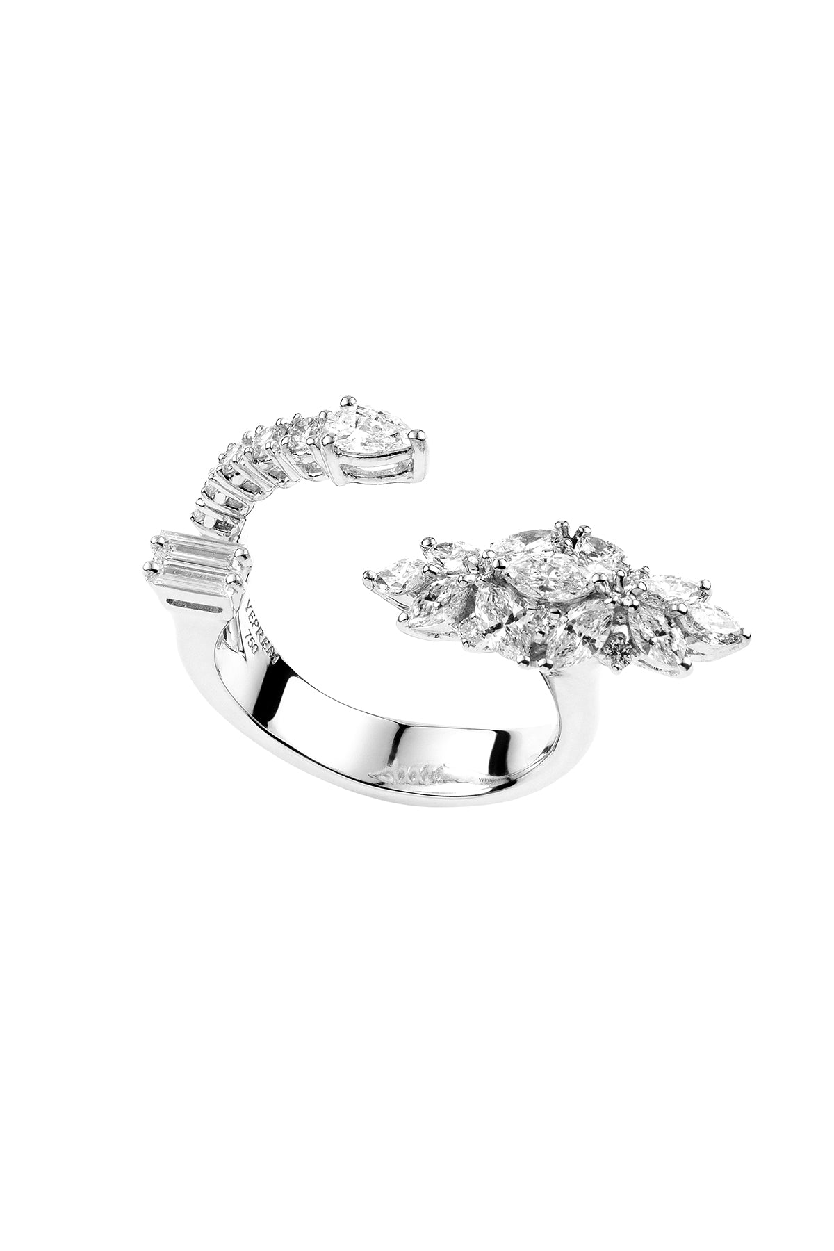 YEPREM | Y-NOT STACKABLE DIAMOND RING - MAXFIELD LA