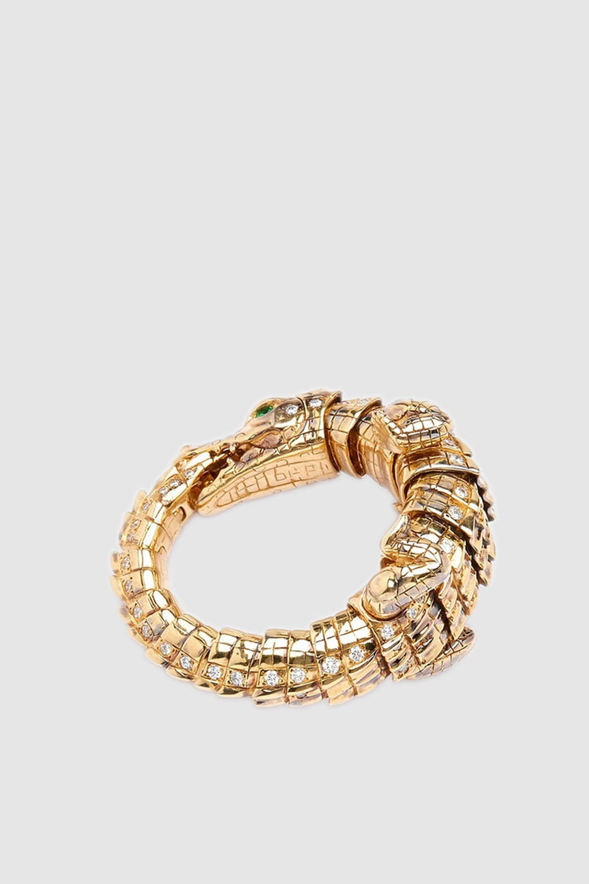BIBI VAN DER VELDEN | DIAMOND ALLIGATOR WRAP RING