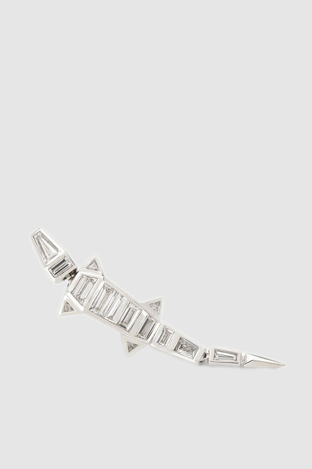 BIBI VAN DER VELDEN | DIAMOND ALLIGATOR EARRING