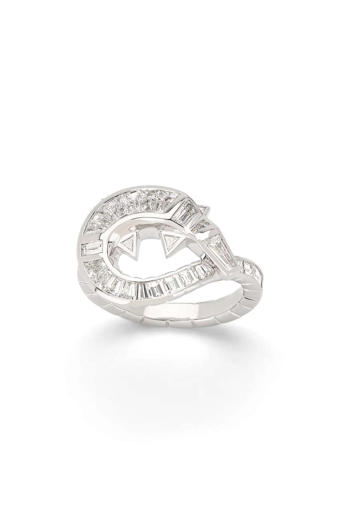 BIBI VAN DER VELDEN | DIAMOND ALLIGATOR TWIST RING