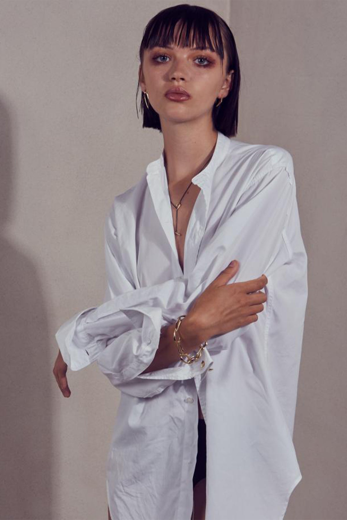 HANNAH MARTIN | ROCK N ROLL YELLOW GOLD BRACELET