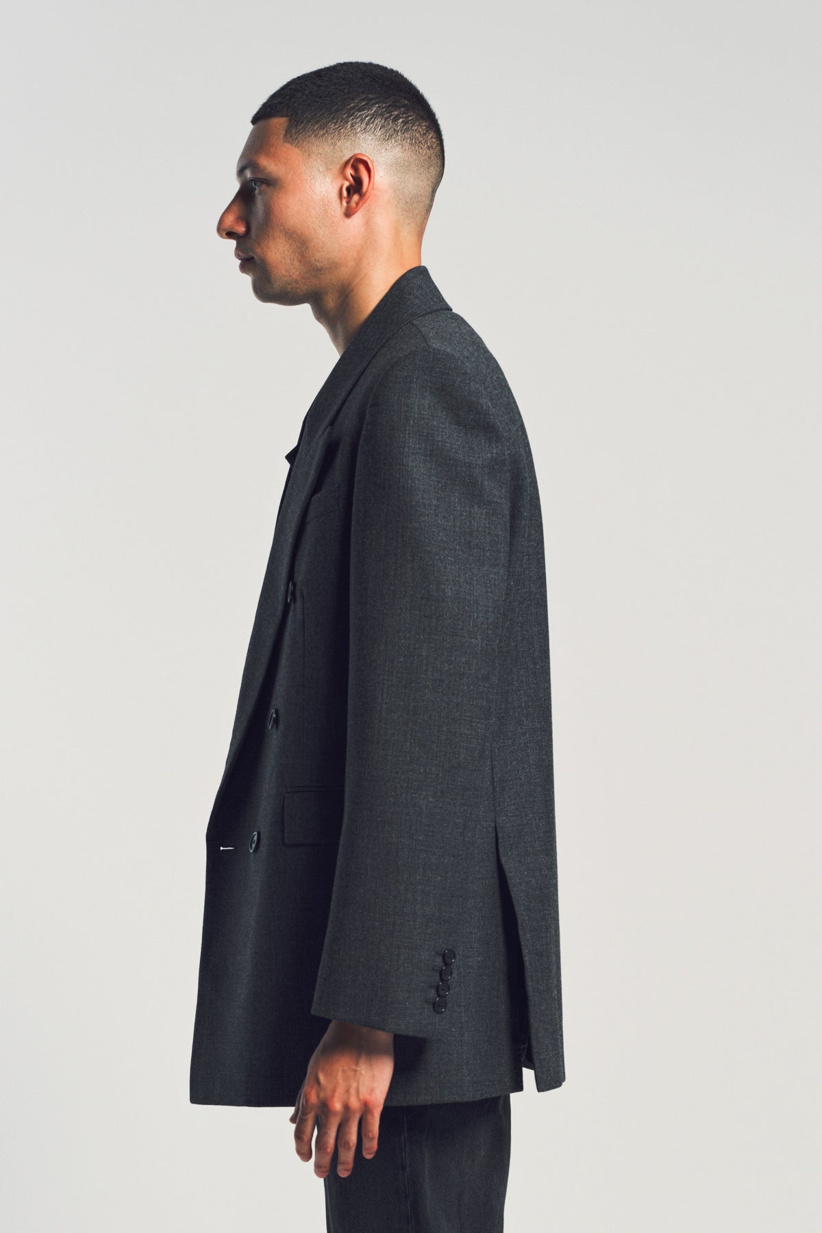 SAINT LAURENT | DOUBLE BREASTED WOOL JACKET