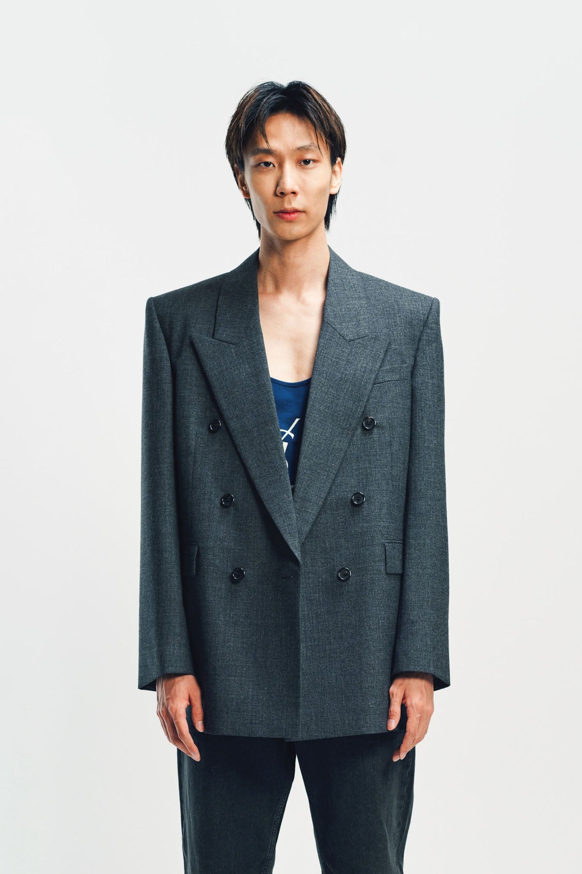 SAINT LAURENT | DOUBLE BREASTED WOOL JACKET