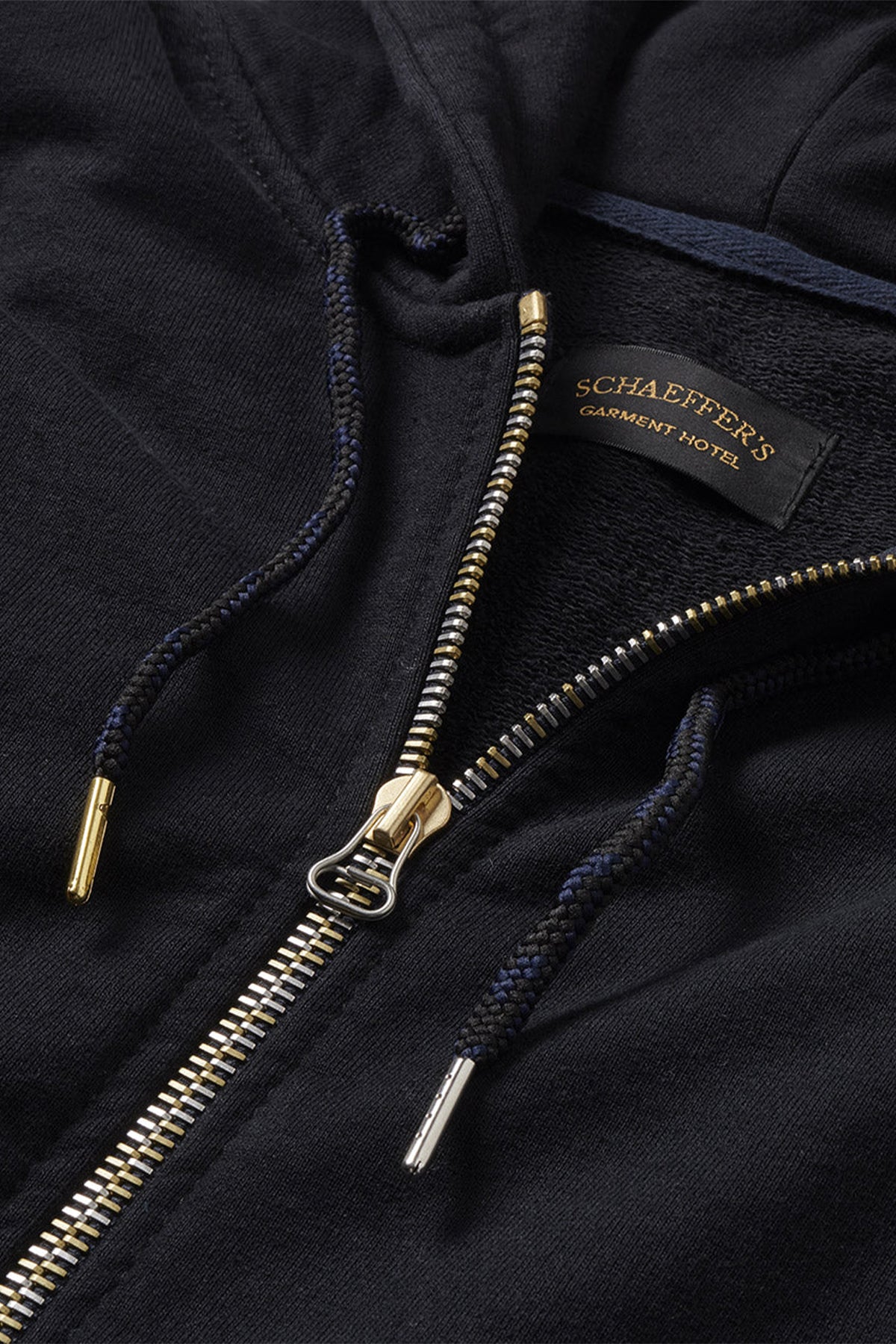 SCHAEFFER'S GARMENT HOTEL | 21OZ FRENCH TERRY SULPHUR ZIP HOODIE