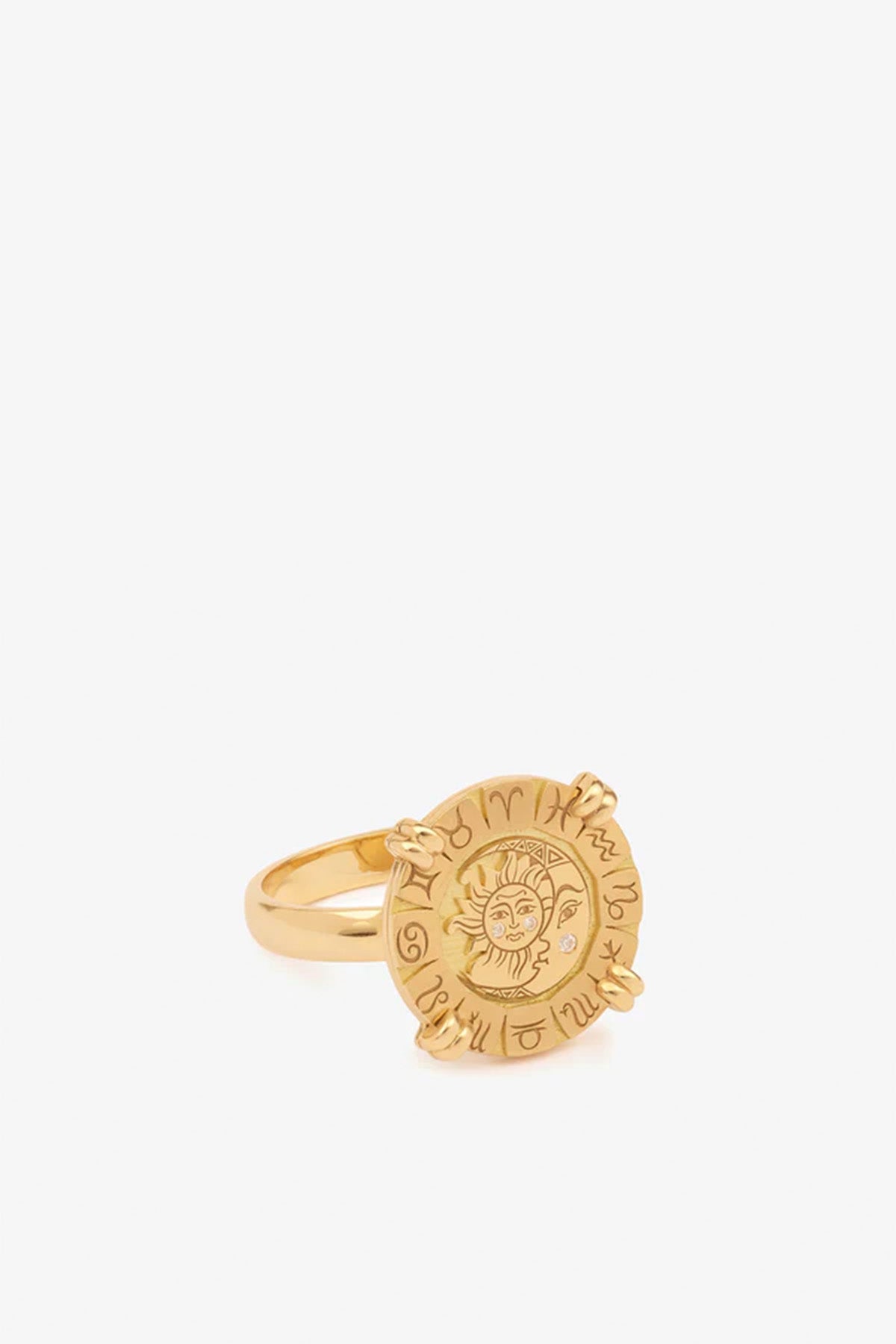 MYSTERYJOY | YELLOW GOLD & DIAMOND ASTRO RING