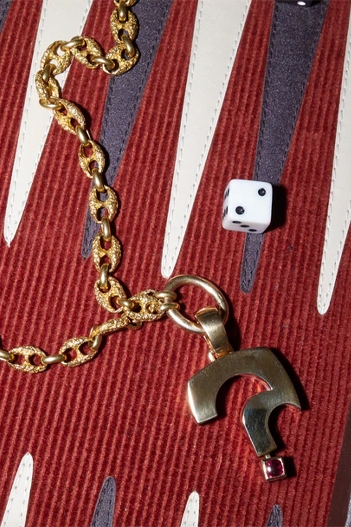 RENATO CIPULLO | RUBY QUESTION PENDANT