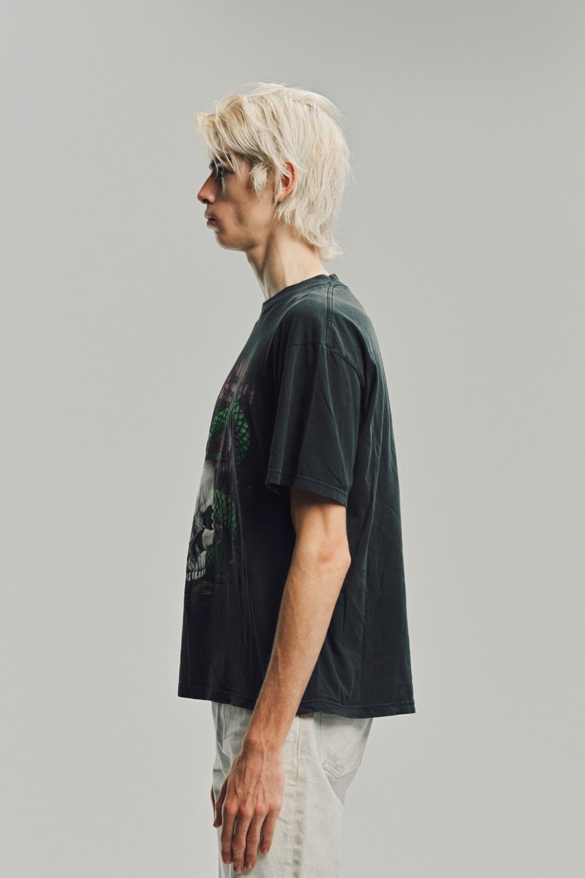 MAXFIELD VINTAGE | 1990S AMERICAN THUNDER SKULL & SNAKE TEE