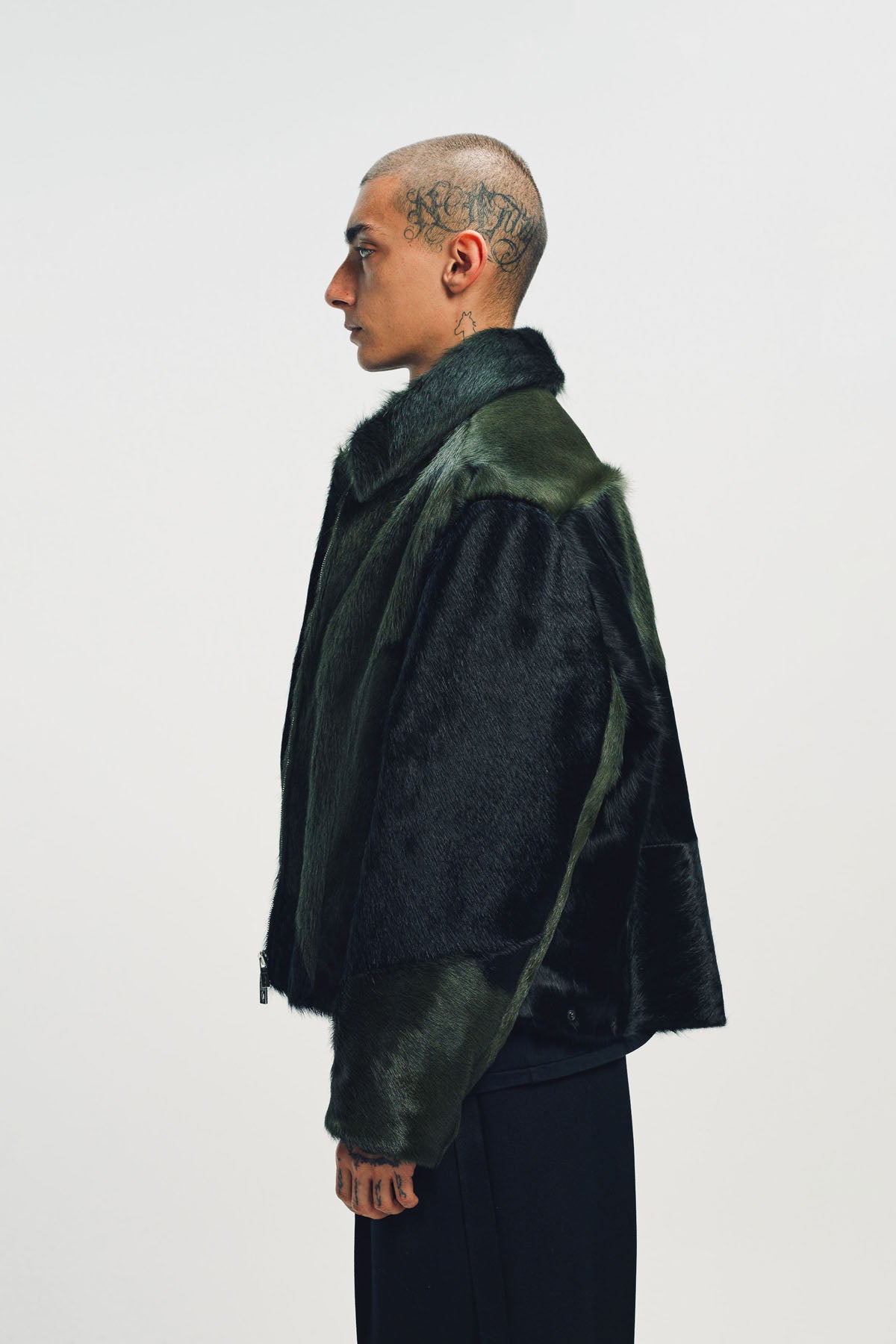 LOUIS GABRIEL NOUCHI | LONG DOUBLE-BREASTED COAT WITH FRINGES