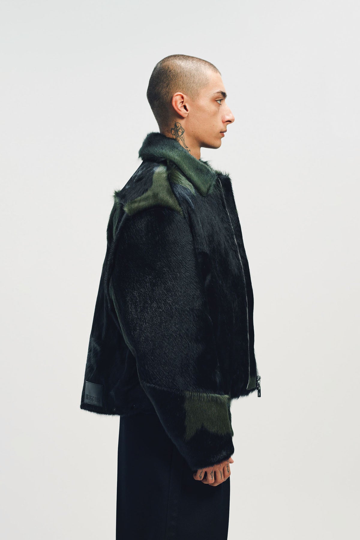 LOUIS GABRIEL NOUCHI | LONG DOUBLE-BREASTED COAT WITH FRINGES