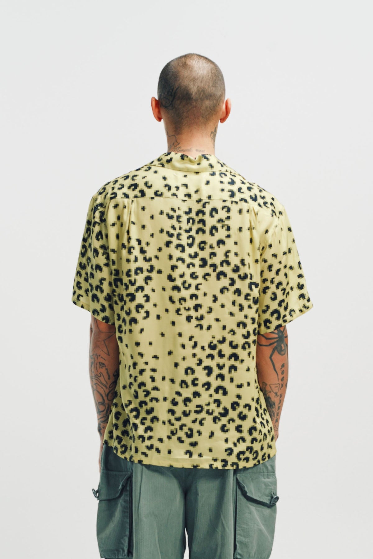 MAISON MARGIELA | PIXEL LEOPARD SHORT SLEEVE SHIRT