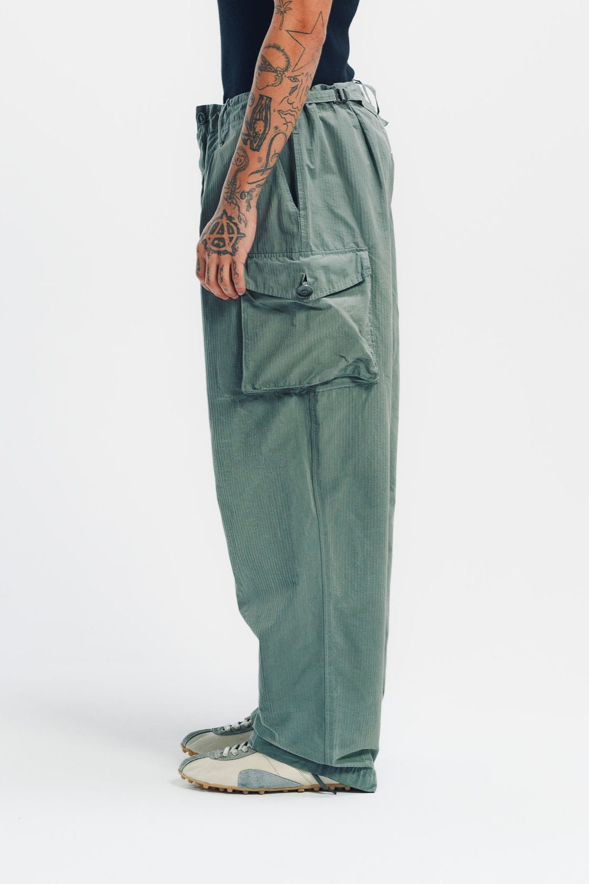 MAISON MARGIELA | COTTON BLEND CARGO PANTS
