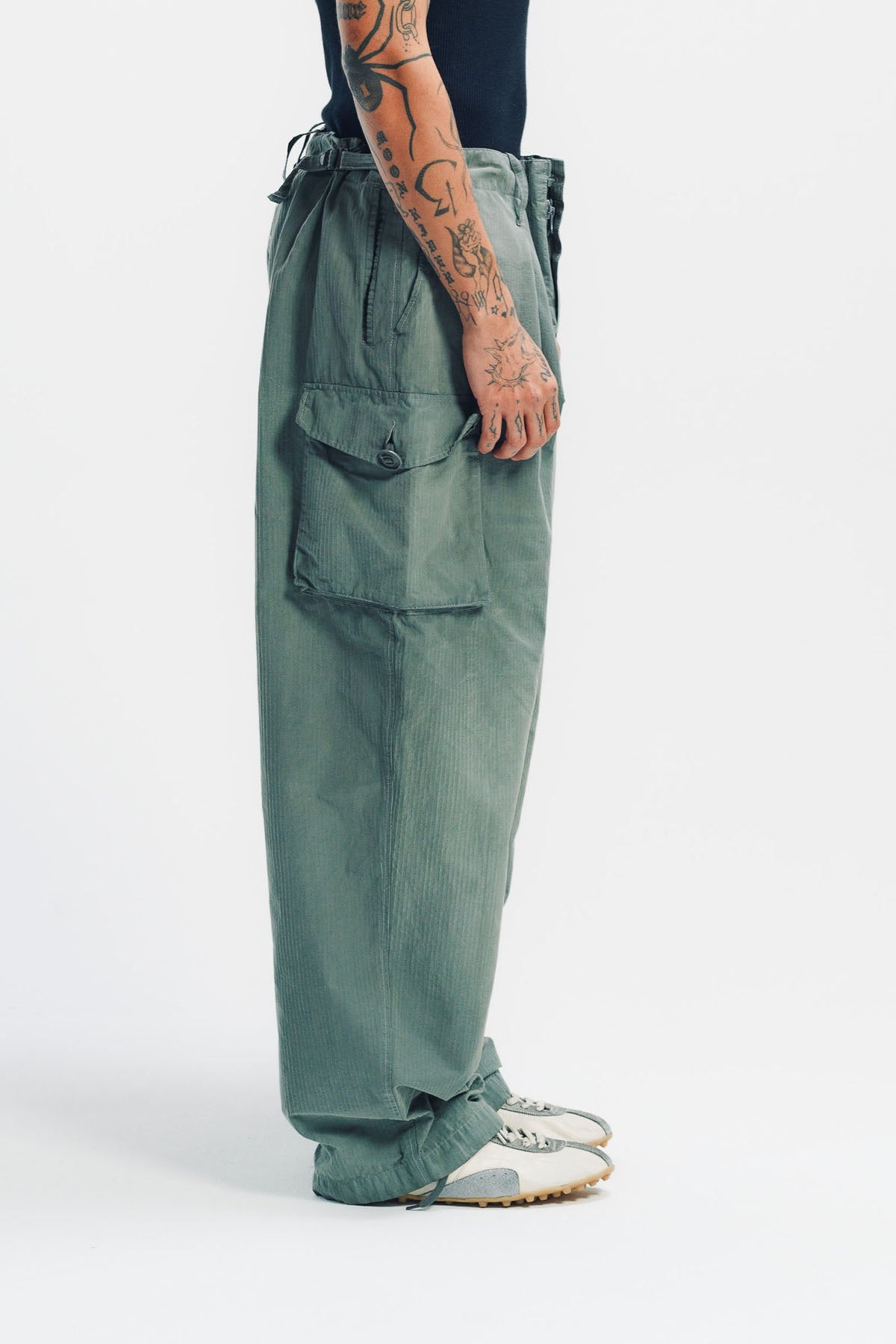 MAISON MARGIELA | COTTON BLEND CARGO PANTS