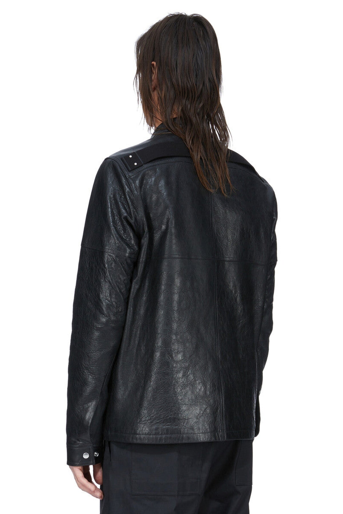 RICK OWENS | LEATHER TOUR ALICE SHIRT